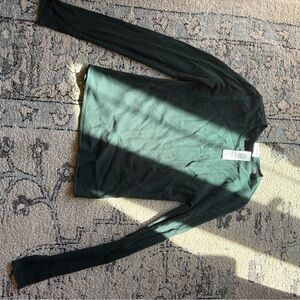 Sunday Best Dark Green Long Sleeve Top